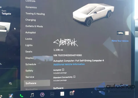 2025 Tesla Cybertruck All-Wheel Drive из США, поврежденный, VIN 7G2CEHED0SA074560